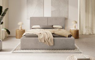 Ліжко (з основою під матрац) Perfect Home Інез / Inez 160x200 з м'яким ізголів'ям двоспальне