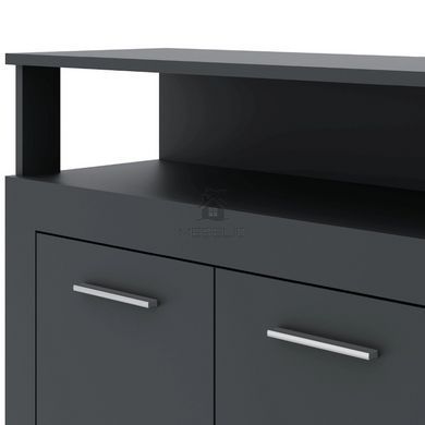 Комод MEBEL ELITE BLAGO 190 антрацит фотография