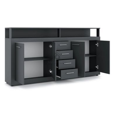 Комод MEBEL ELITE BLAGO 190 антрацит фотография