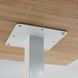 Стол Tetra light bar Lovko 60 х 60 белый металл/дуб ДСП (текстура)