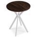 Стол MEBEL ELITE LAUREN 60X60 Орех/белый