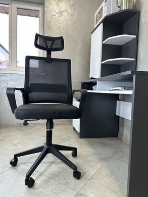 Крісло офісне/комп'ютерне OC-8330 Perfect Home Україна Чорний