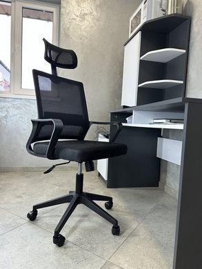 Крісло офісне/комп'ютерне OC-8330 Perfect Home Україна Чорний