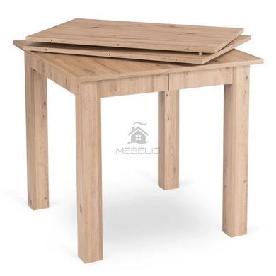 Стол раскладной MEBEL ELITE BEN 80(200)х80 Дуб Артизан