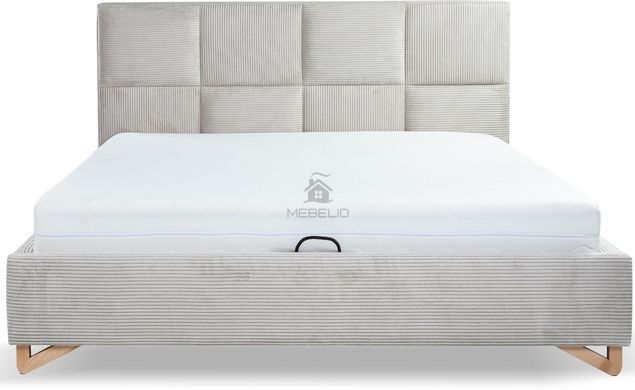Ліжко (з підйомним механізмом) Perfect Home Софія / Sofia 160x200 з м'яким ізголів'ям двоспальне
