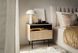 Тумба приліжкова з підсвіткою Perfect Home Орта / Orta S57 з 1 шухлядою Дуб віченца