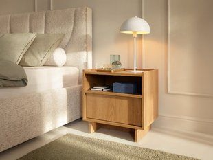 Тумба прикроватная Perfect Home Ясуми / Yasumi S50 с 1 ящиком Дуб карамельный фотография