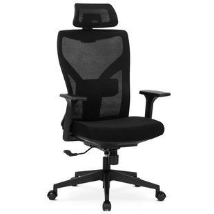 Стул офисный вращающийся MEBEL ELITE SPIRAL Черный фотография