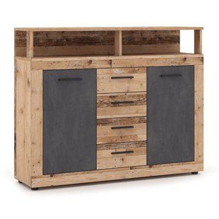 Комод MEBEL ELITE BLAGO MIDI B 120 необработанный дуб фотография
