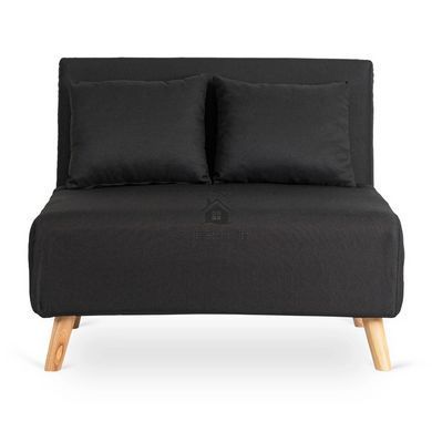 Диван розкладний MEBEL ELITE MARRY 2 тканина Чорний