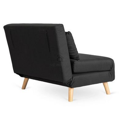 Диван розкладний MEBEL ELITE MARRY 2 тканина Чорний