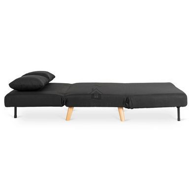 Диван розкладний MEBEL ELITE MARRY 2 тканина Чорний