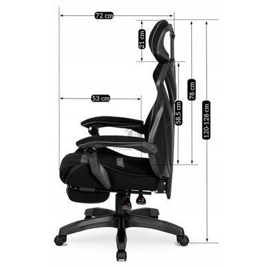 Стілець офісний поворотний MEBEL ELITE MAXIMO Чорний
