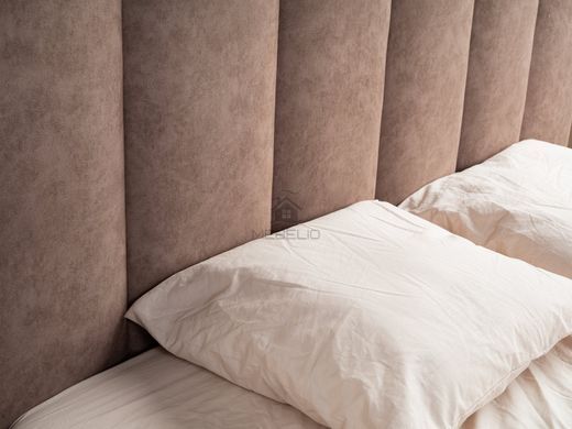 Ліжко (з підйомним механізмом) Perfect Home Вельвет / Velvet 160x200 з м'яким ізголів'ям двоспальне фотографія