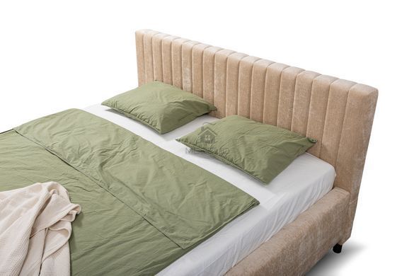 Ліжко (з підйомним механізмом) Perfect Home Вельвет / Velvet 160x200 з м'яким ізголів'ям двоспальне фотографія