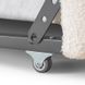 Кровать 90x200 MEBEL ELITE VILLEMO Кремовый букле