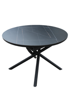 Стол Раскладной DAOSUN DT 8115 110/150x110 Черный Керамика фотография