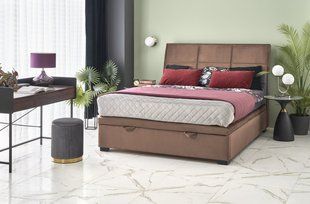 Кровать CONTINENTAL 2 VELVET Halmar 160x200 Бежевий фотография