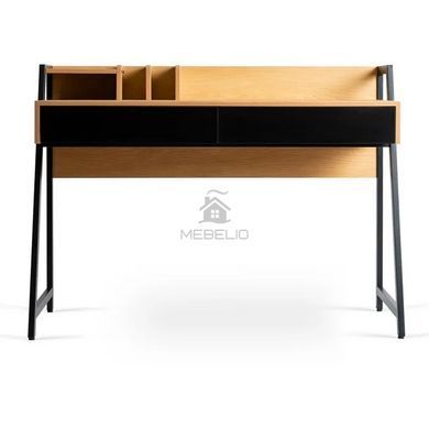 Письменный стол MEBEL ELITE CASS 120 см Дуб / Черный