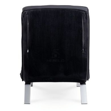 Кресло раскладное MEBEL ELITE BART Velvet&nbsp;Черный