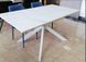 Стіл розкладний TML-630 VETRO 160(200)x90 Білий Мармур