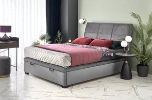 Кровать CONTINENTAL 2 VELVET Halmar 160x200 Серый фотография