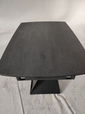 Стол раскладной TML-820 VETRO 140x95 Графит / Черный фотография