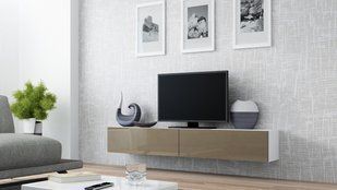 ТВ Тумба VIGO RTV Cama 140 Білий Мат / Лате Глянець фотографія