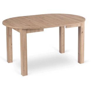 Стол раскладной круглый MEBEL ELITE JAMES 103(223)х103 Дуб Артизан