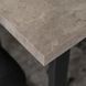 Стол MEBEL ELITE ALTE 120х65 см Бетон / черный