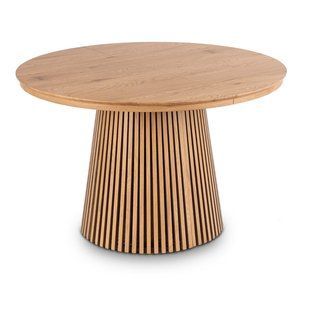 Стіл розкладний круглий MEBEL ELITE ADRIEN 120(200)х120 см Дуб