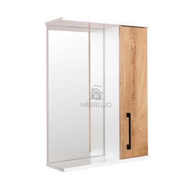 Зеркало с шкафчиком Велла 55 Vivia R правое wood
