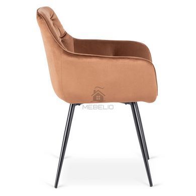 Стул MEBEL ELITE MODESTO Velvet Рыжий