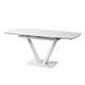 Стол раскладной ELVI PURE WHITE Concepto 120(180)x80 Керамика Матовый Белый фотография