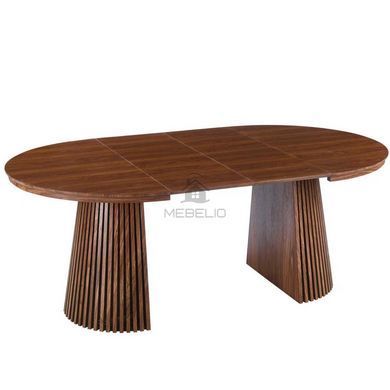 Стол раскладной круглый MEBEL ELITE ADRIEN 120(200)х120 см Орех