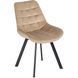 Стілець оксамитовий MEBEL ELITE RICK Velvet, Бежевий
