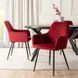Стілець оксамитовий MEBEL ELITE BRESSO Velvet Бордовий