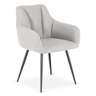 Стул MEBEL ELITE NAWARA Серый Букле фотография