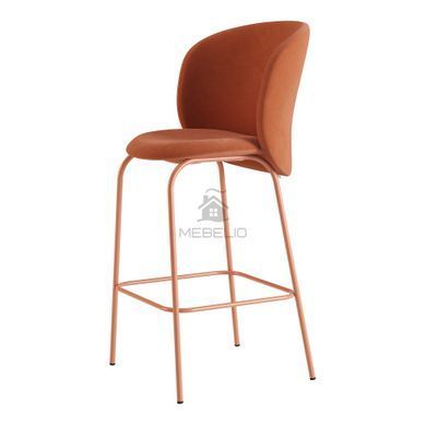 Стул полубарный Lilo Lovko Exclusive Terracotta Velvet фотография