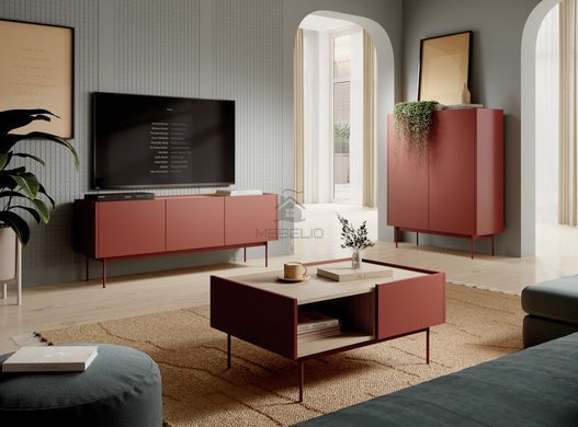 Стіл журнальний Perfect Home Колор / Color L97 Керамік ред