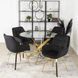Стул бархатный поворотный MEBEL ELITE MIA Velvet Черный