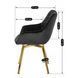 Стул бархатный поворотный MEBEL ELITE MIA Velvet Черный