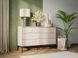Комод Perfect Home Моно/Mono с 6 ящиками и черными ножками MKS154 Беж песочный