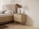 Тумба прикроватная Perfect Home Вики / Viki 2S с 2 ящиками Дуб бариста