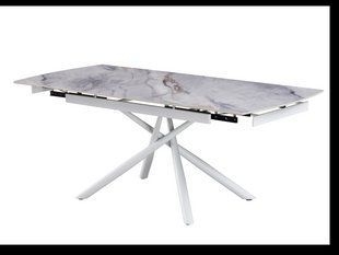 Керамический стол Пино TML-1200-1 VETRO 140(200)x90 Айсберг + белый фотография