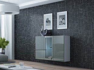 Комод VIGO Cama 120 Білий Мат / Сірий Глянець фотографія