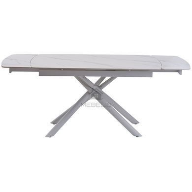 Стол раскладной PALERMO WHITE MARBLE Concepto 140(200)x90 Керамика Матовый Белый