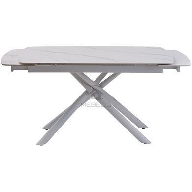 Стол раскладной PALERMO WHITE MARBLE Concepto 140(200)x90 Керамика Матовый Белый