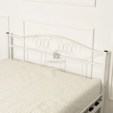 Кровать металлическая 160x200 см MEBEL ELITE GRIFFIN Белый фотография