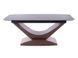 Cтол раскладной DOLCE Ceramic Signal 180(240)x95 Серый Мрамор / Орех